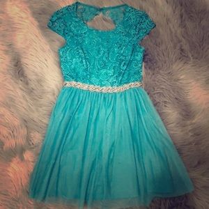 As You Wish brand turquoise dress